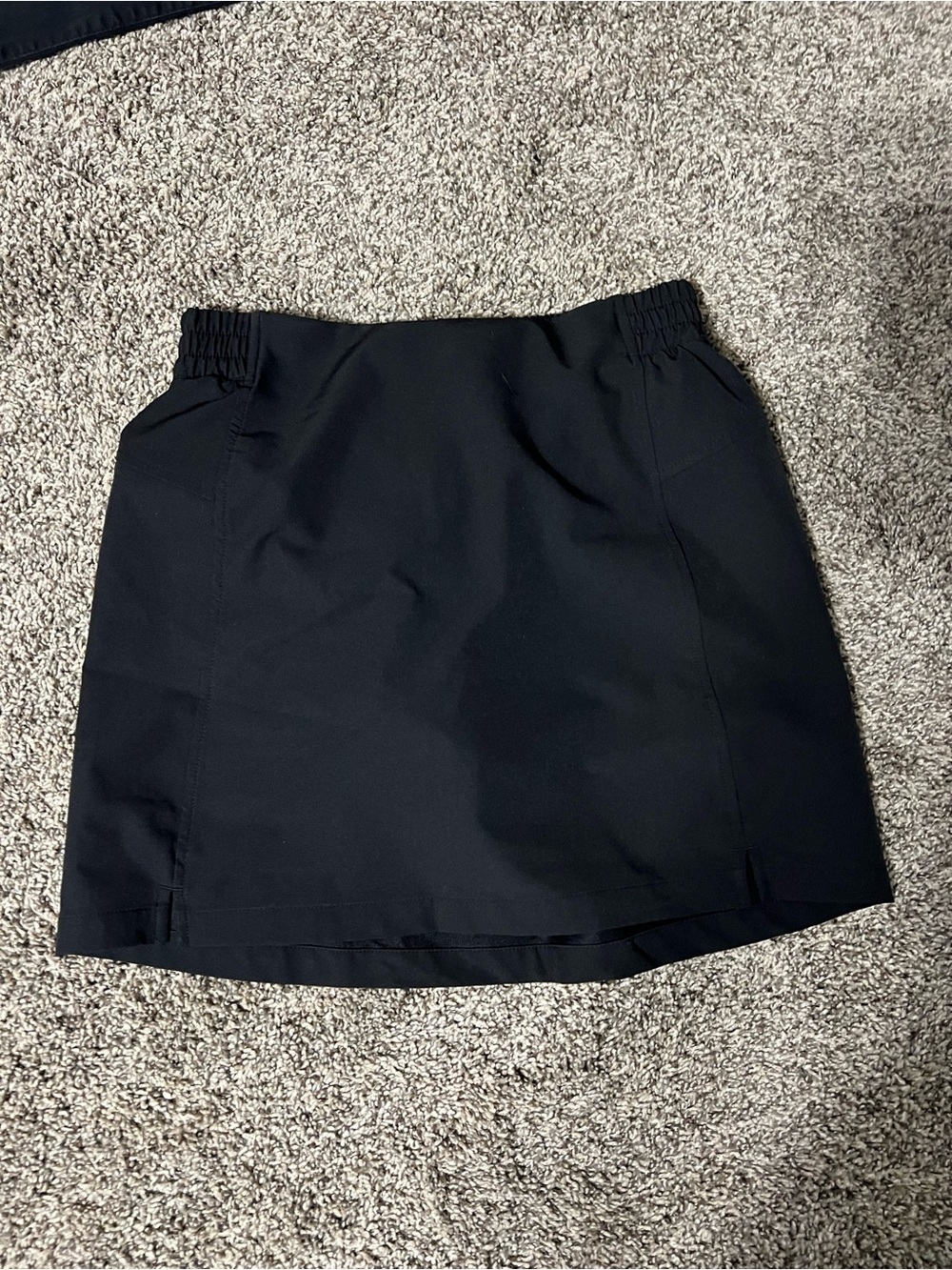 tek gear Black Mini Skirt with Elastic Side Panels